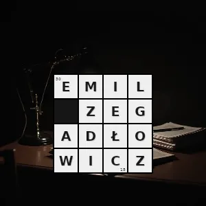 Rozwiązanie krzyżówki: autor lampki oliwnej - emil zegadłowicz | hasła, synonimy i podpowiedzi Hasło krzyżówkowe autor lampki oliwnej - emil zegadłowicz – rozwiązanie, synonimy, podpowiedzi i definicje krzyżówkowe